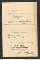 k.k. naturhistorisches Hofmuseum, Intendanzakten 1885-1896 (Hauer), Aktenzahl Z.242/1893, Seite 8
